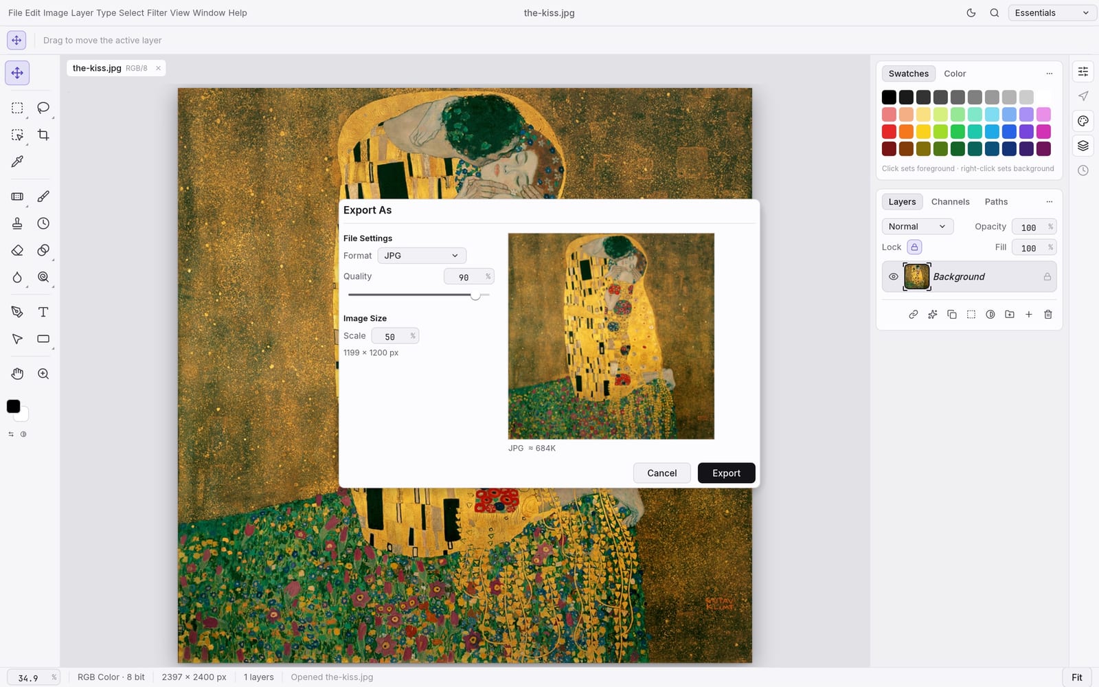 dola ai photocraft PSD editing and practical exports